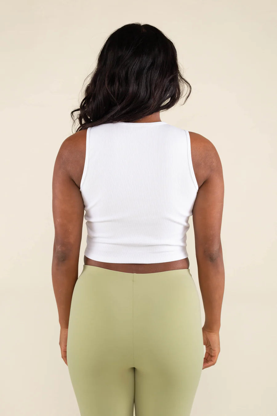 Olvera Hi-Neck Tank in White General Not specified 