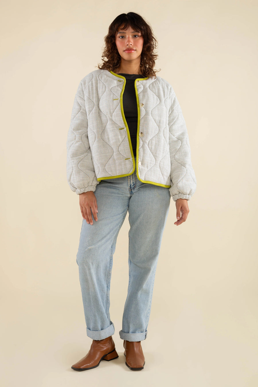 Nubi Boxy Quilted Jacket