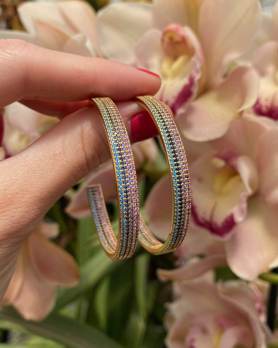Blade Hoop Earrings jewelry Native Gem Collection 