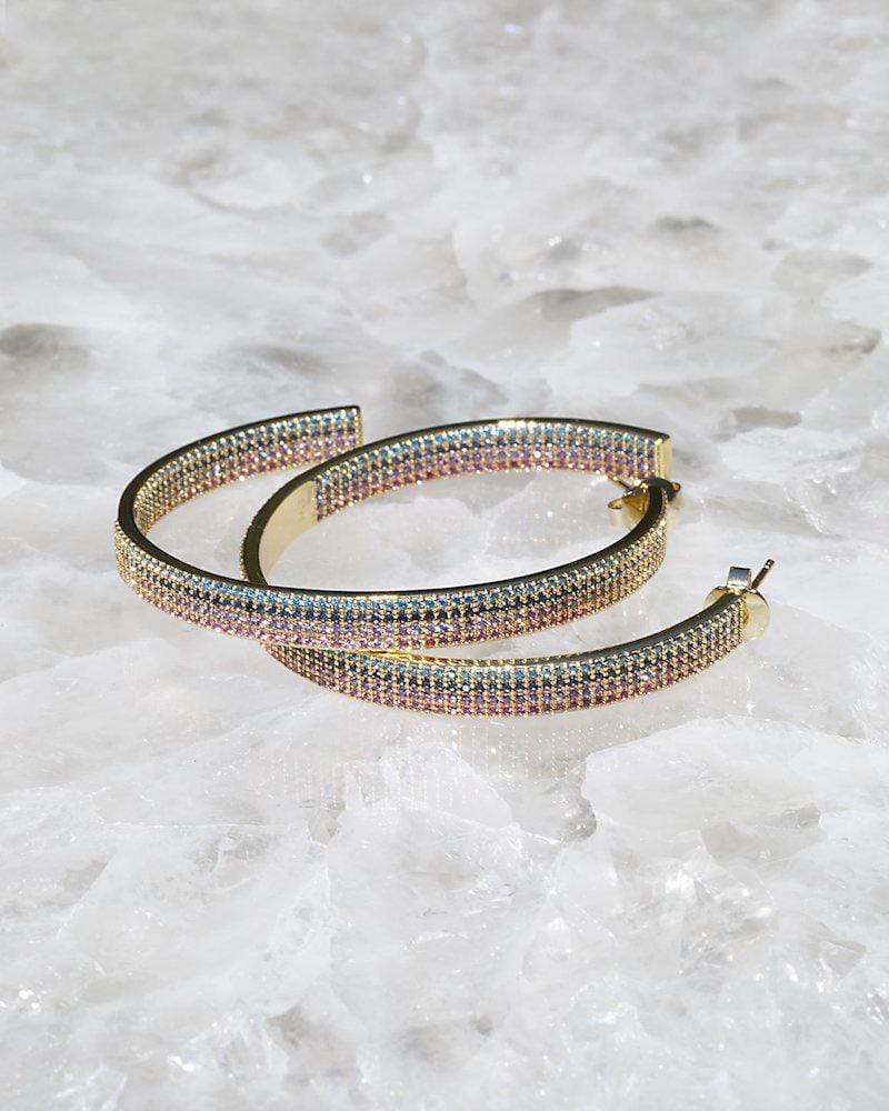 Blade Hoop Earrings jewelry Native Gem Collection 