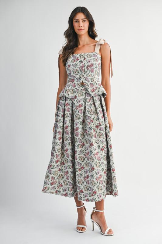 Tapestry Jacquard Skirt