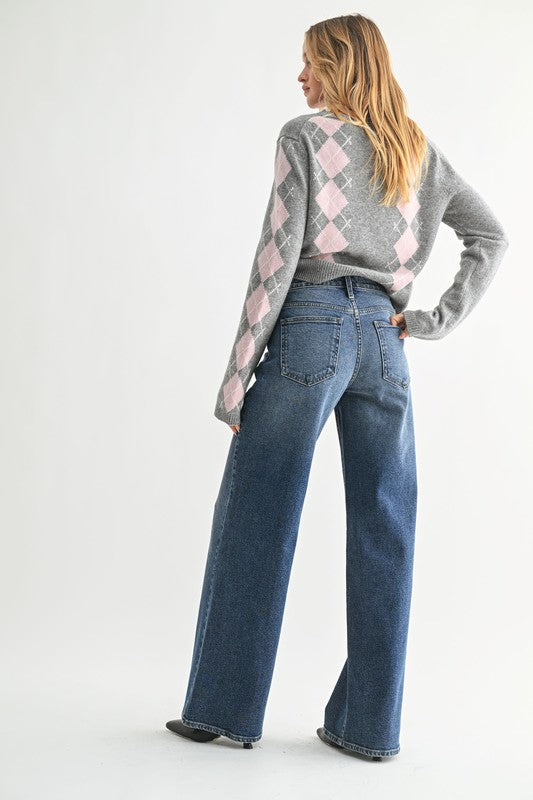 Ultra Wide Jean in Dark