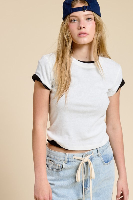 Basic Soft Short Sleeve Baby Tee