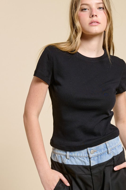 Basic Soft Short Sleeve Baby Tee