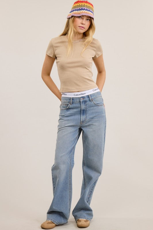 Basic Soft Short Sleeve Baby Tee