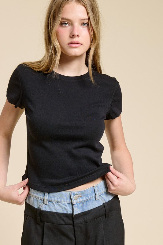 Basic Soft Short Sleeve Baby Tee