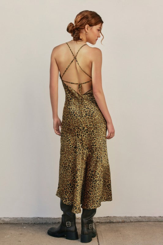 Golden Umber Maxi Dress