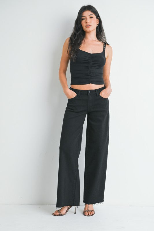 Relaxed Wide Leg in Black