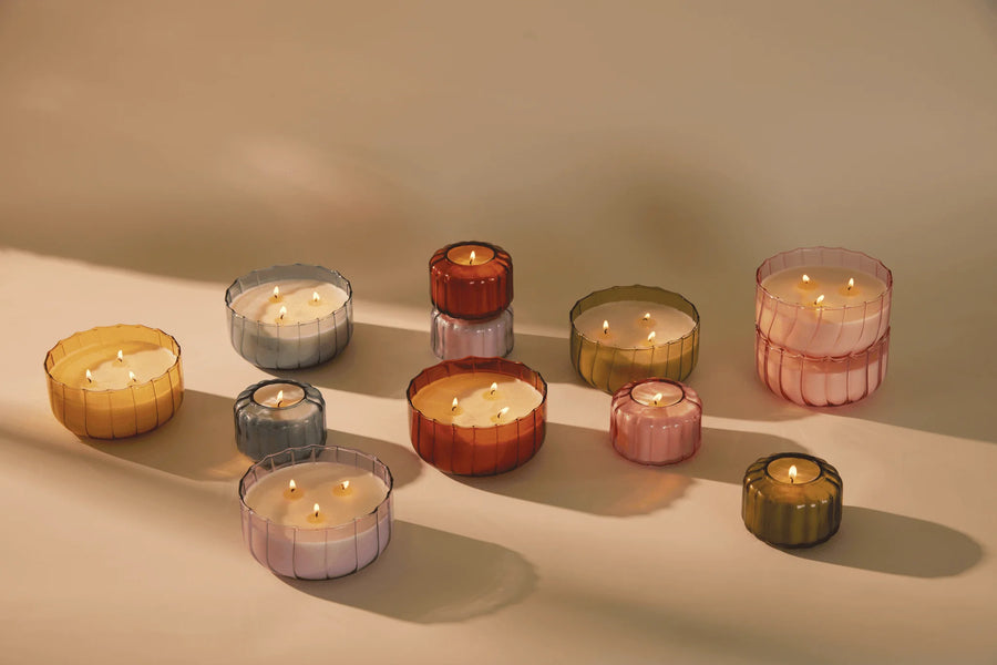Ripple Candle - Desert Peach