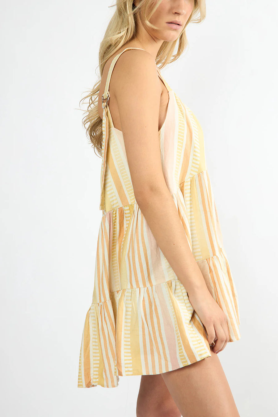 Striped Sun Babydoll Dress