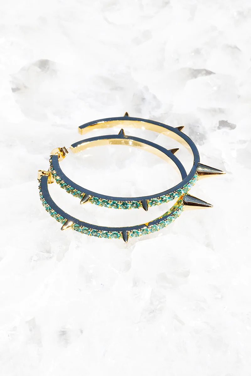 Pariba Spiked Hoop jewelry Native Gem 