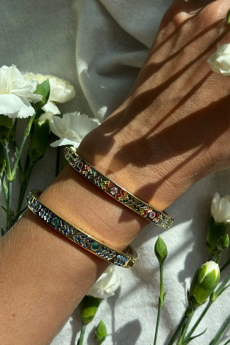 Sunbeam Bangle in Rainbow