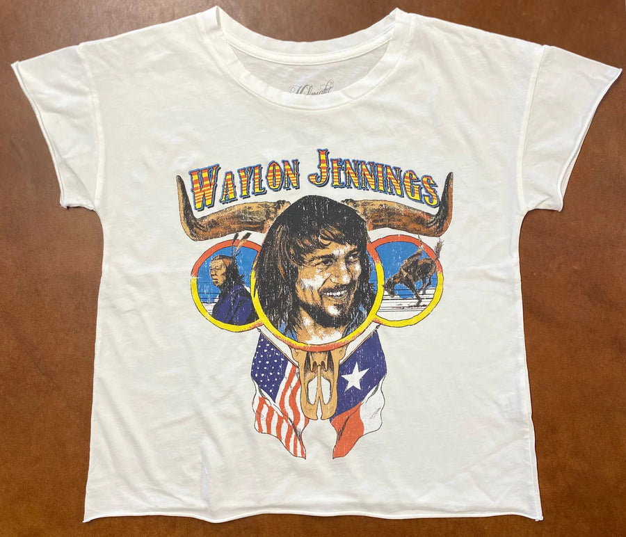 Waylon Longhorn Tee General Midnight Rider 