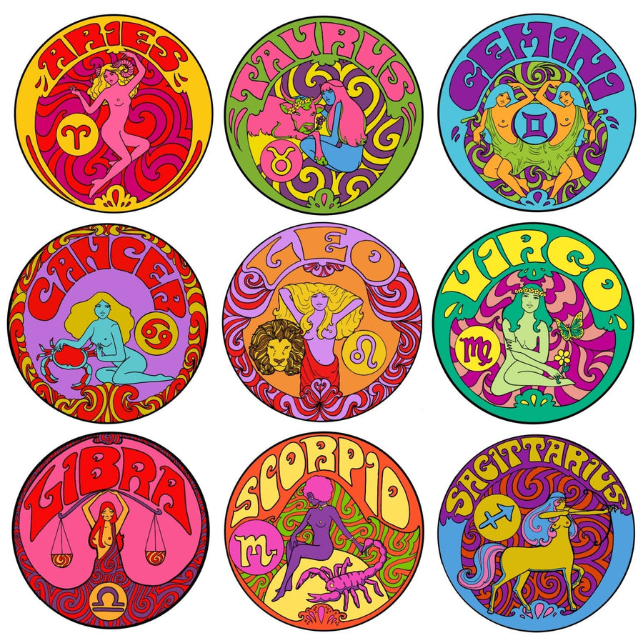 Zodiac Stickers From Astral Weekend General Astral Weekend 