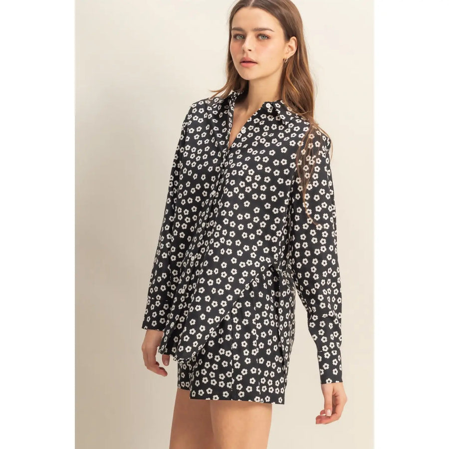 Gia Floral Button-up Shirt
