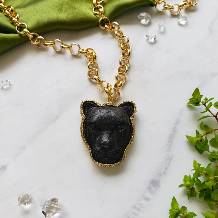 Mama Panther Spirit Necklace