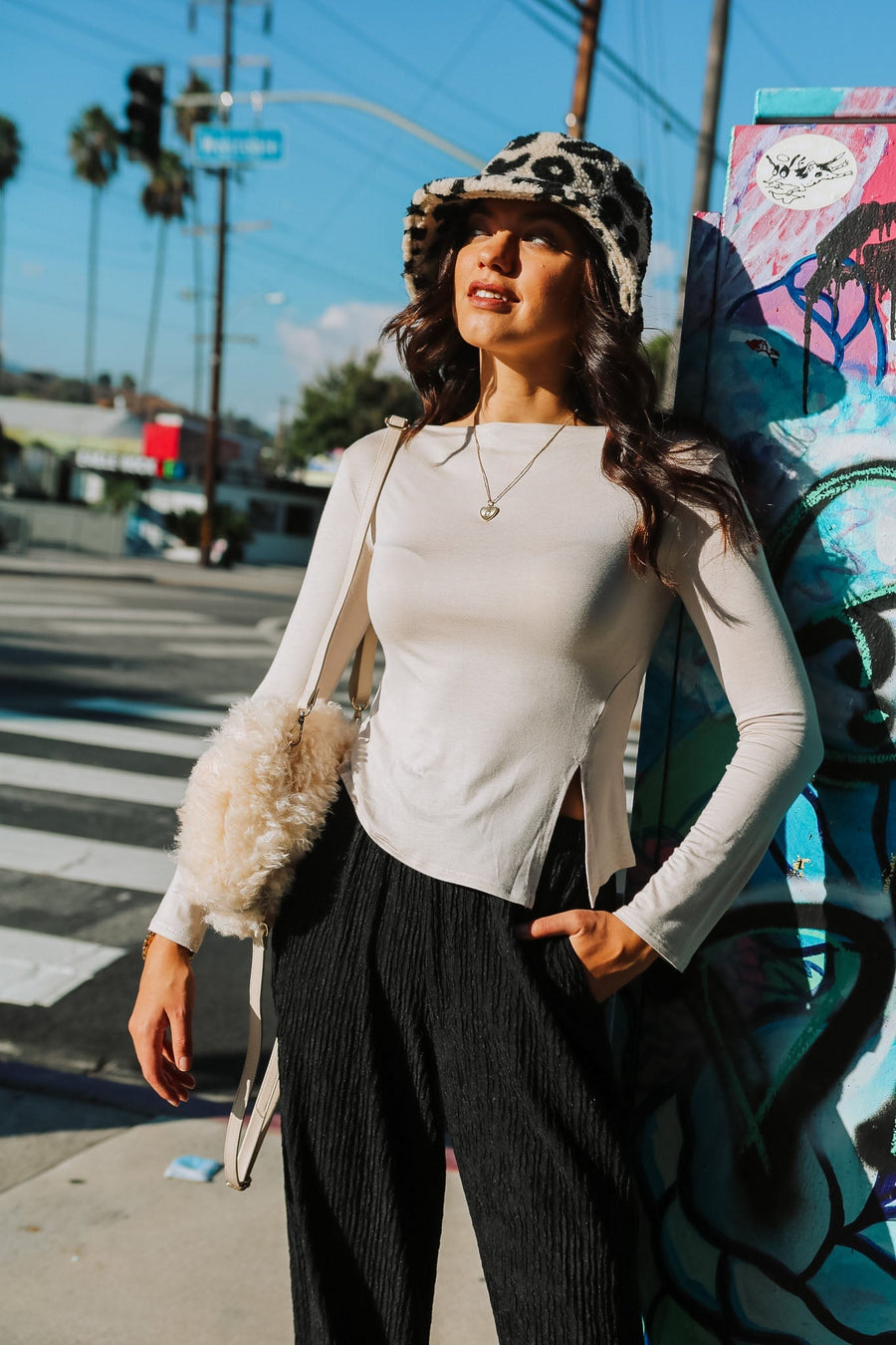 Salem Long Sleeve in Ivory No Less Than 
