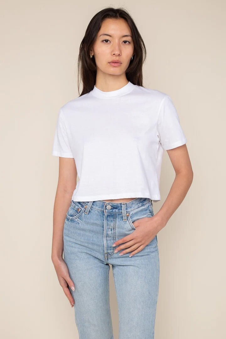 Boxy Cropped Tee General No Less Than 