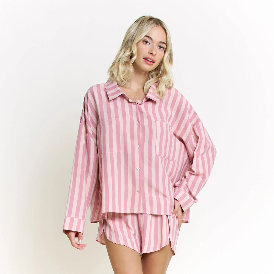 Mystic Stripe PJ Top