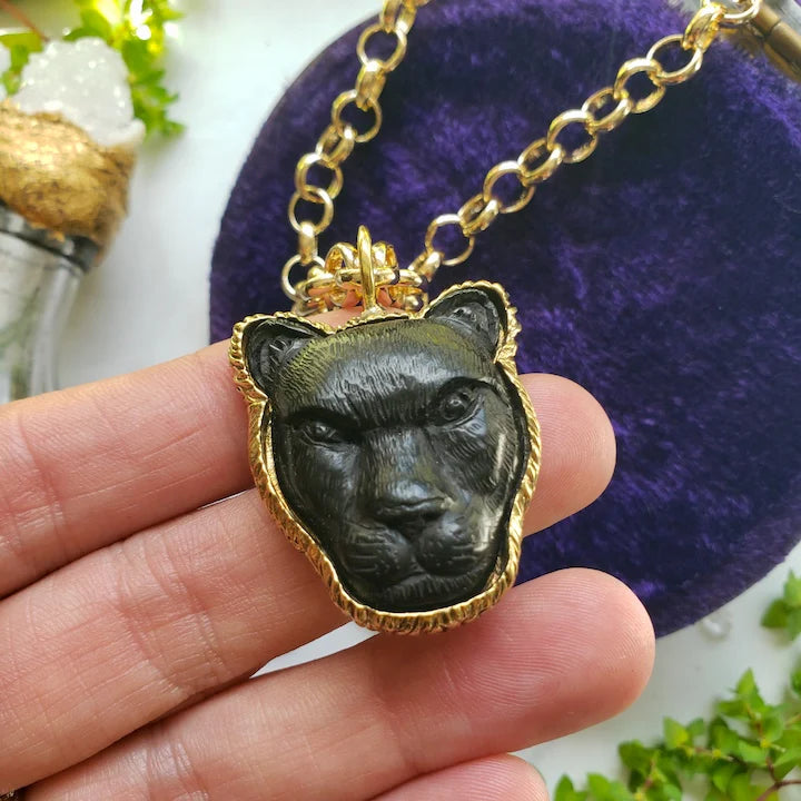 Mama Panther Spirit Necklace