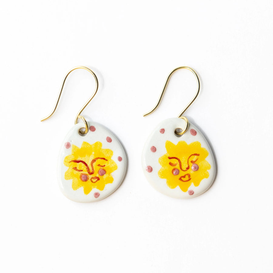 Sunshine Ceramic Earring