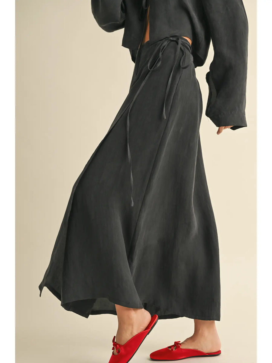 Tencel Wrap Skirt