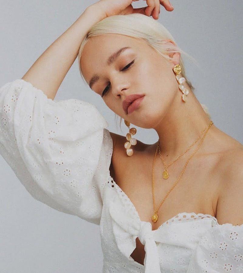 Baroque Coin Earrings Hereafter 