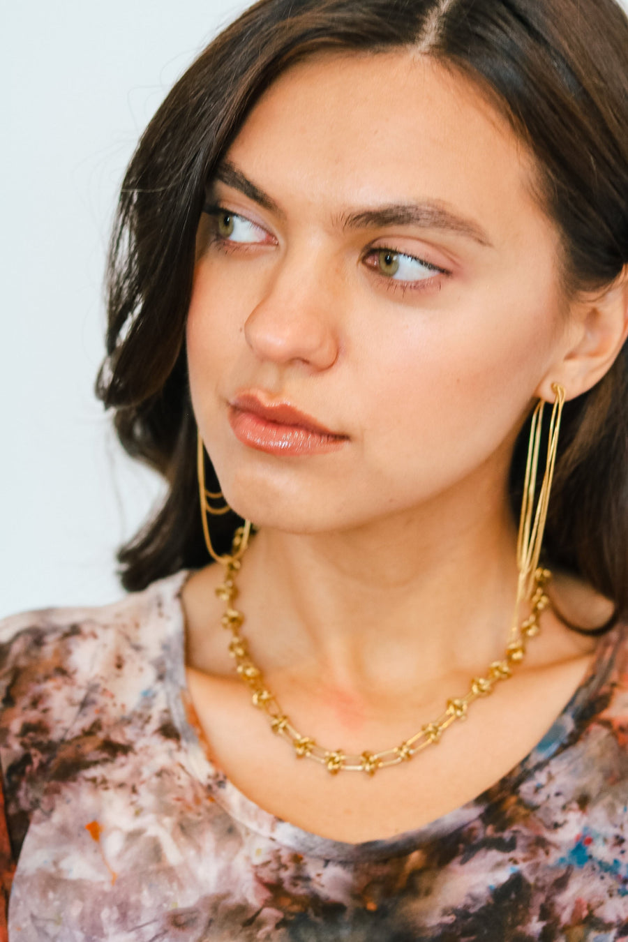 Gold Infinity Earrings jewelry Hereafter 