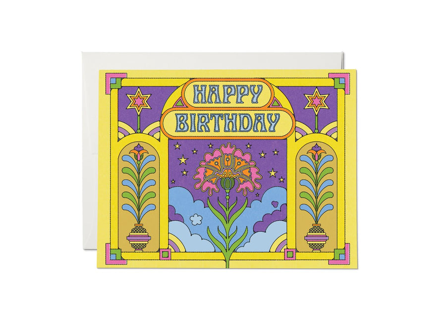 Happy Colors Birthday Card cards & stationary Red Cap Cards 