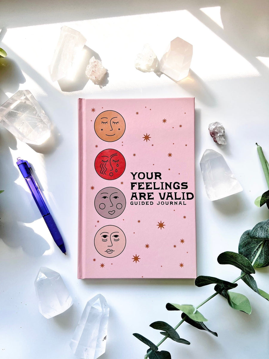 Your Feelings Are Valid Guided Journal journal Ark Made 