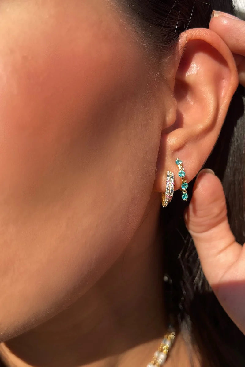 Cherry Evil Twin Huggies jewelry Native Gem Collection 