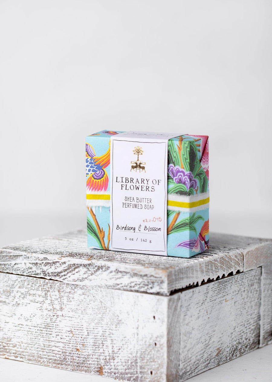 Library of Flowers Square Soaps