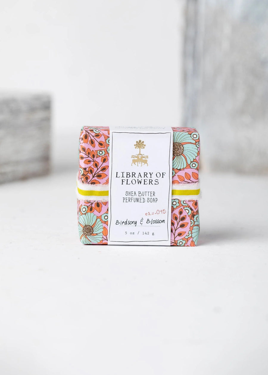 Library of Flowers Square Soaps