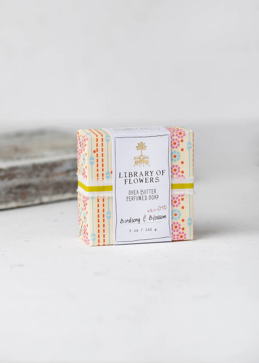 Library of Flowers Square Soaps