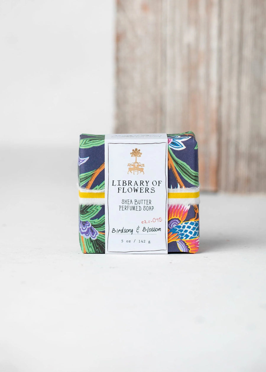 Library of Flowers Square Soaps