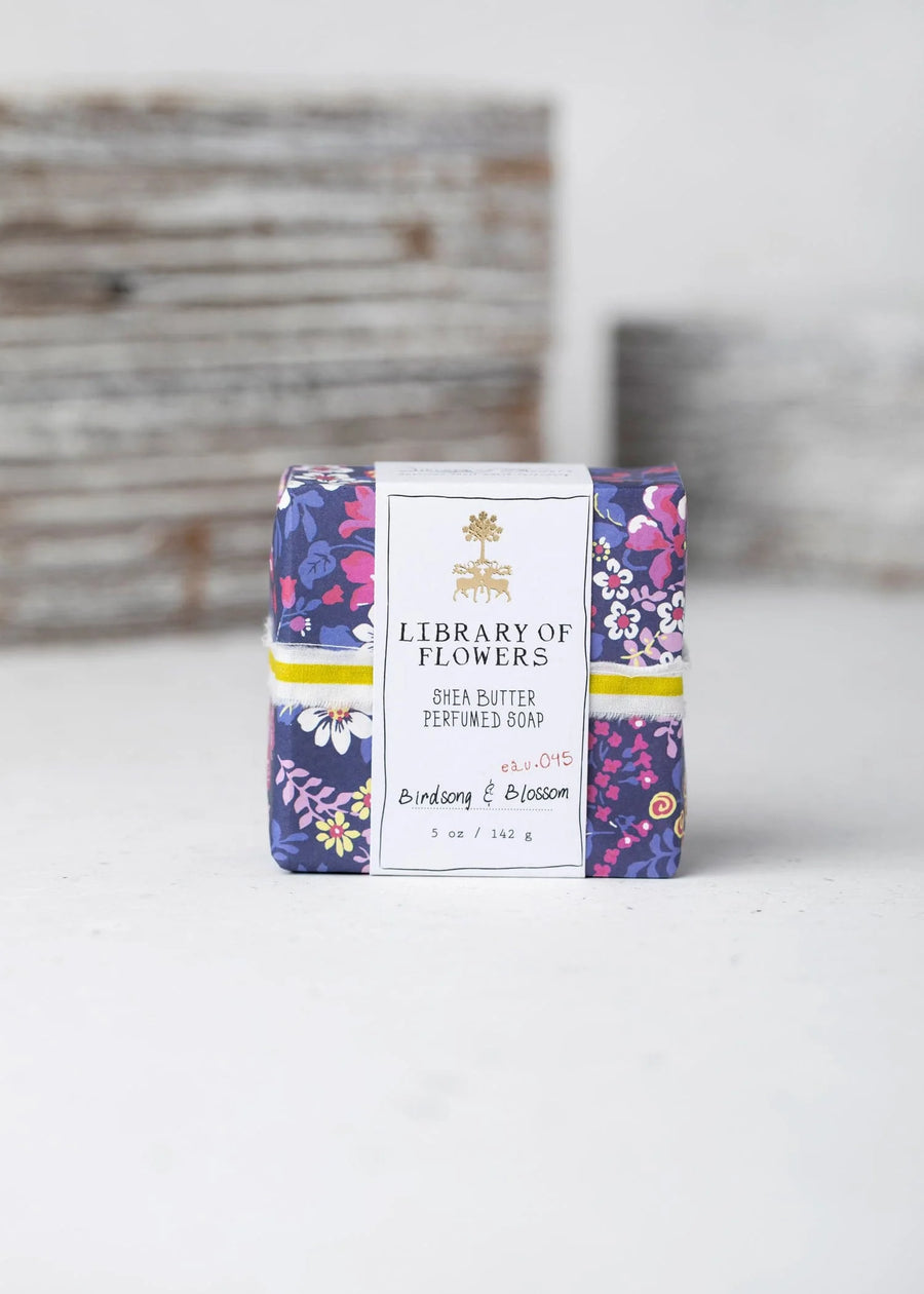 Library of Flowers Square Soaps