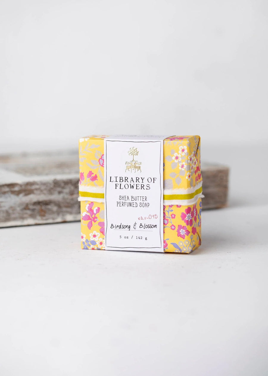 Library of Flowers Square Soaps
