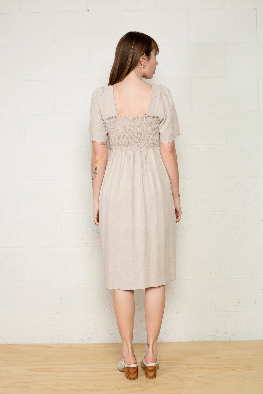 Sonny Dress in Natural dress No Less Than 