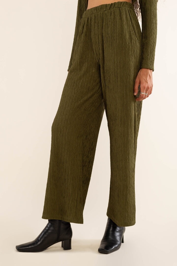 DeMille Satin Pleat Pant pant No Less Than 