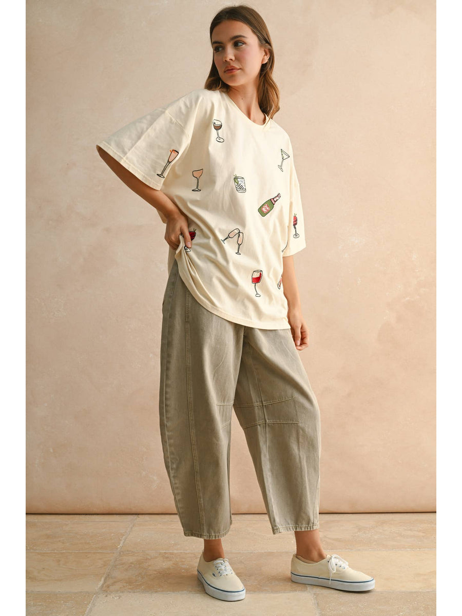 Cocktail Boxy Tee