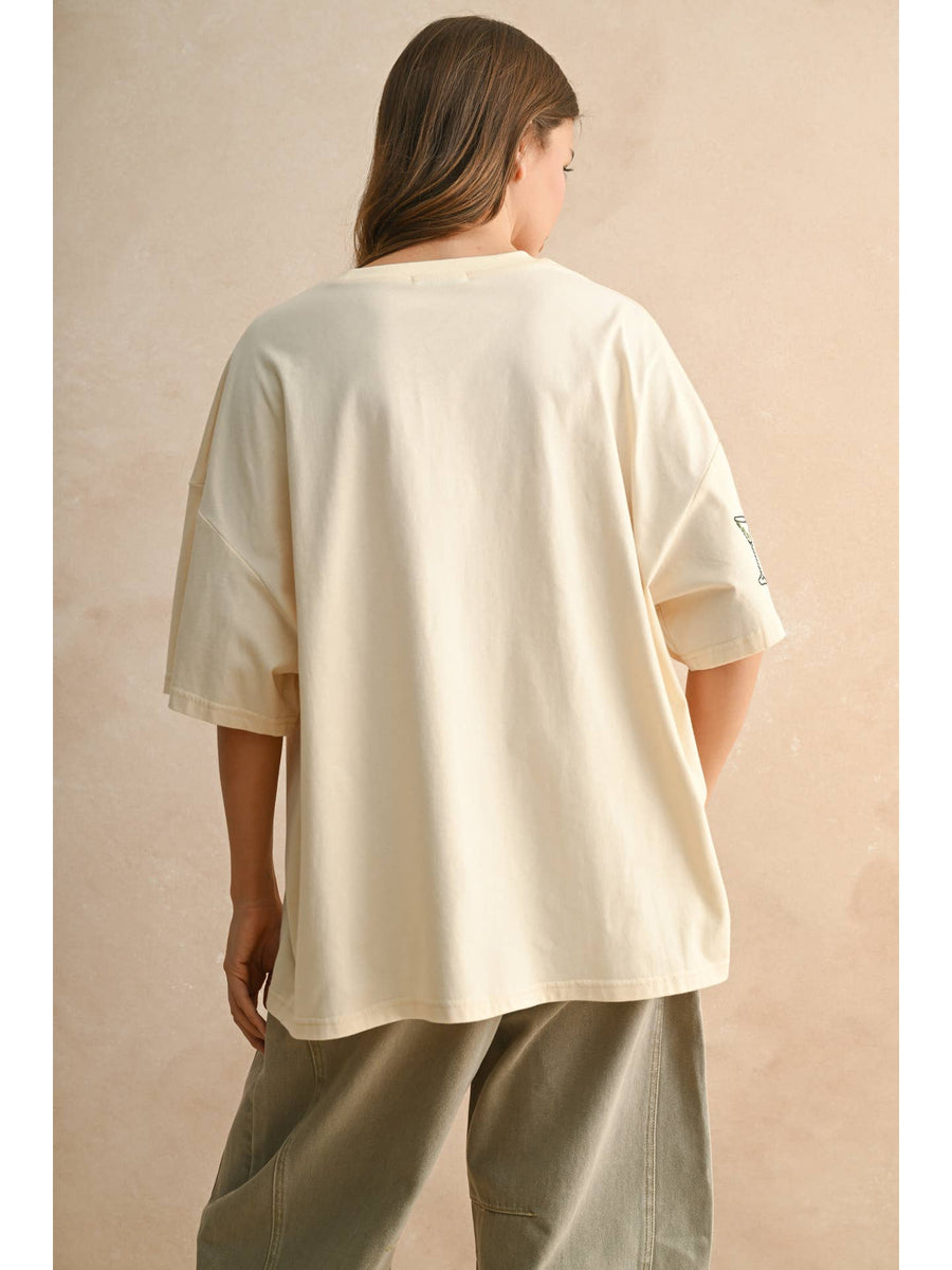 Cocktail Boxy Tee