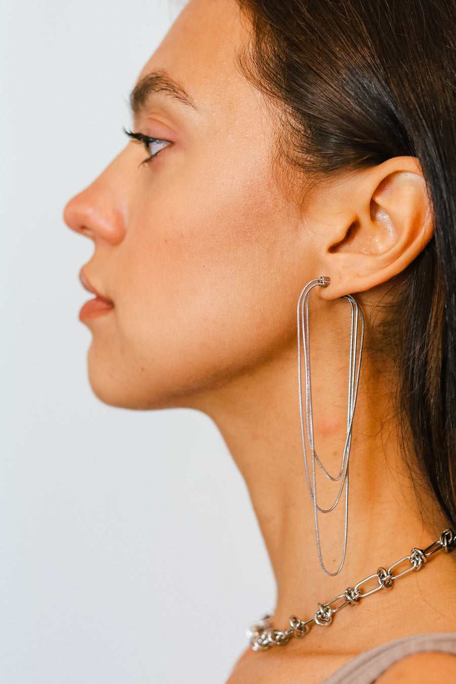Silver Infinity Earrings jewelry Hereafter 