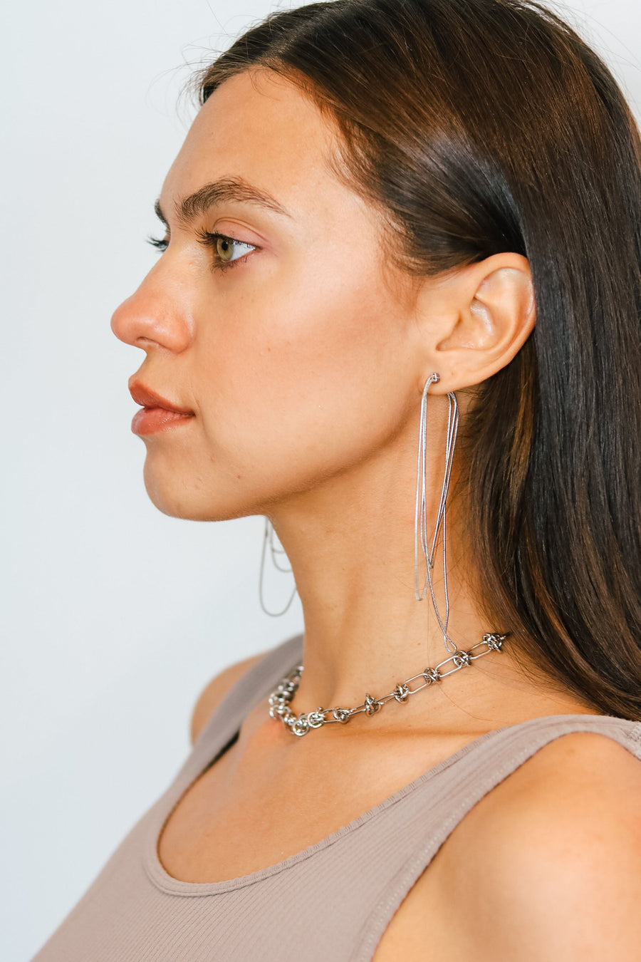 Silver Infinity Earrings jewelry Hereafter 
