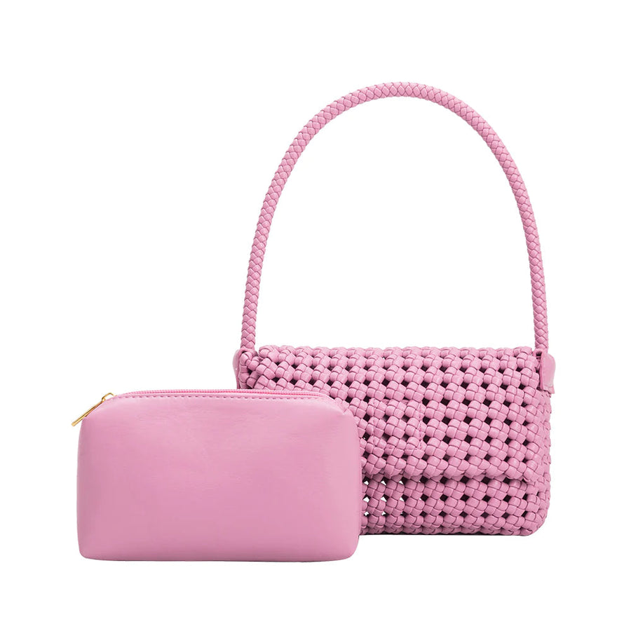 Shelly Recycled Vegan Leather Bag in Lilac General Melie Blanco 