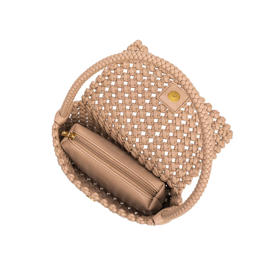 Shelly Recycled Vegan Leather Bag in Tan General Melie Blanco 