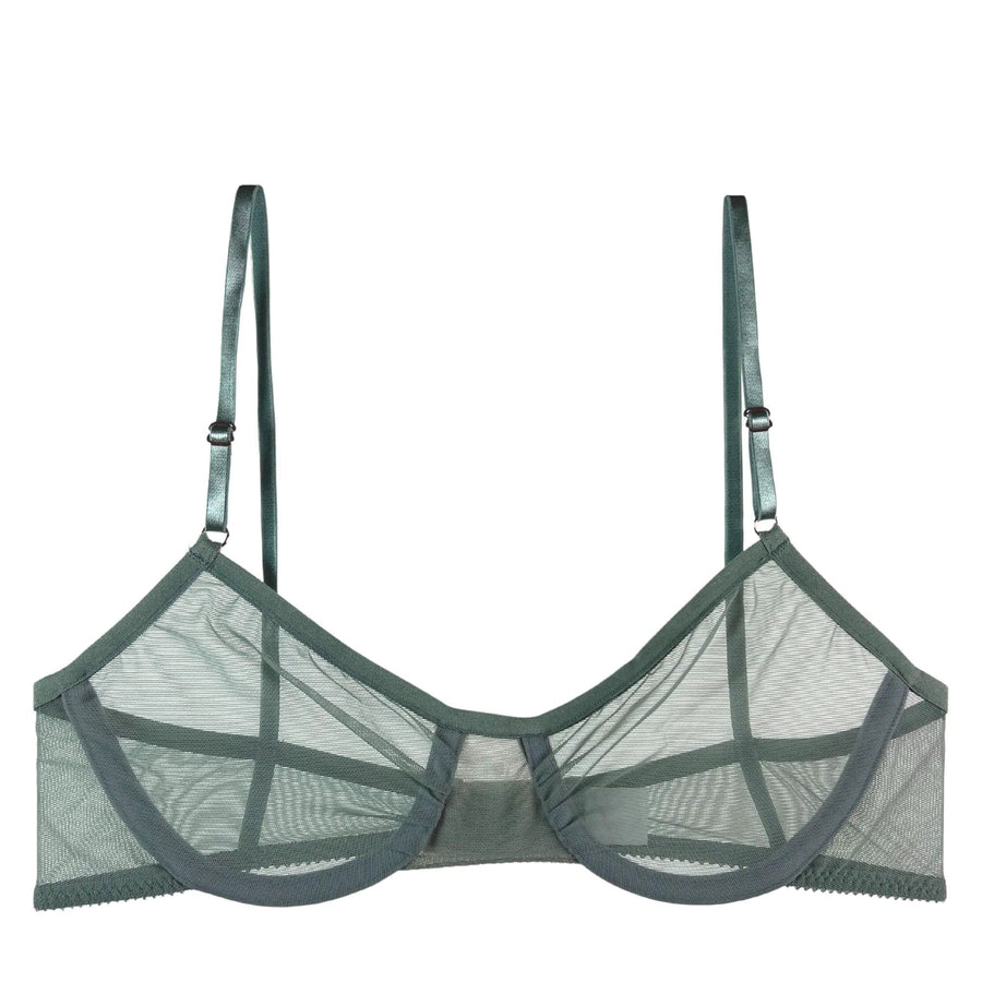 Whisper Underwire Bra in Sage General Only Hearts 