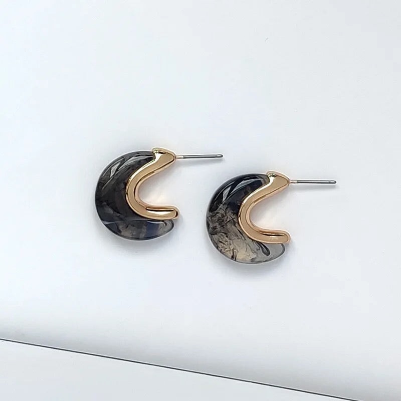 Cecile Earrings Hereafter Smoke 