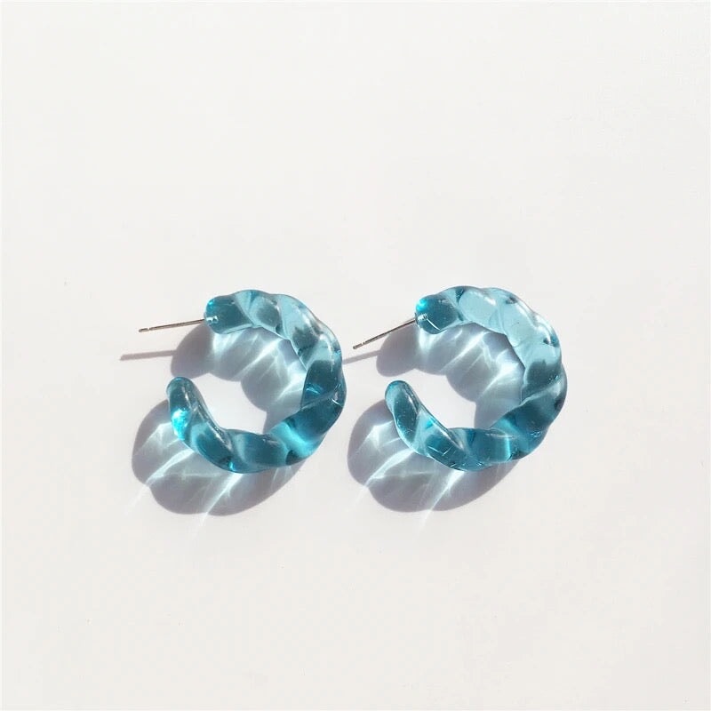 Crystal Twirl Earrings Hereafter Sky 
