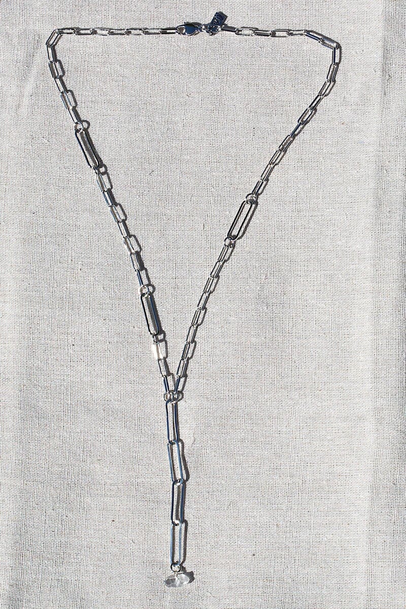 Odyssey Lariat Necklace Native Gem Silver 