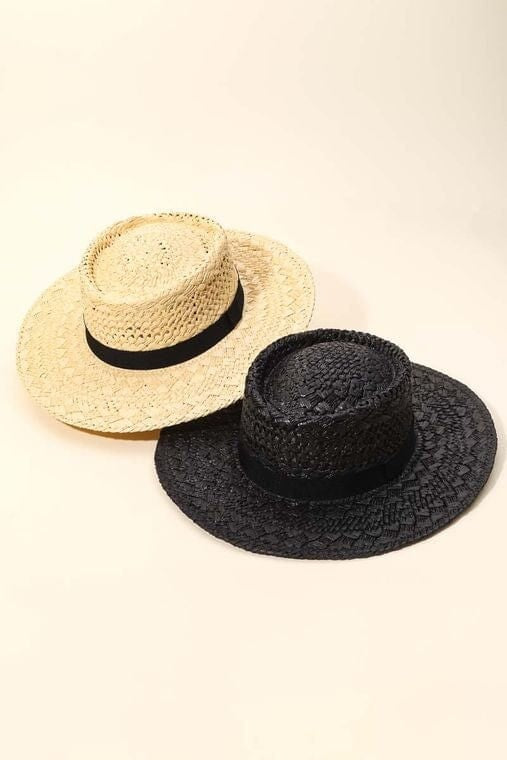 Havana Straw Braided Hat hats & hair Lucca Couture 